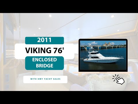 Viking 76 Enclosed Bridge video