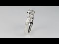 video - Mokume Curls Engagement Ring with Alexandrite