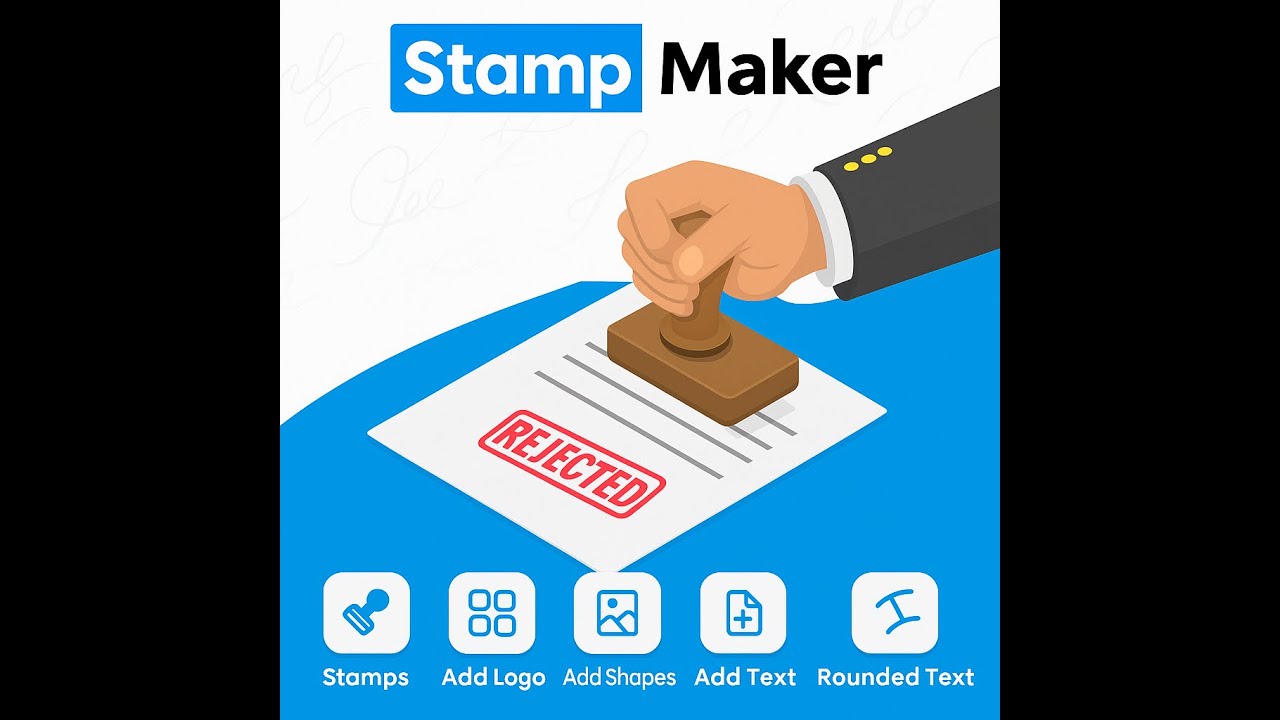 How to Create Stamp Digitally .Stamp Maker & Digital Signer