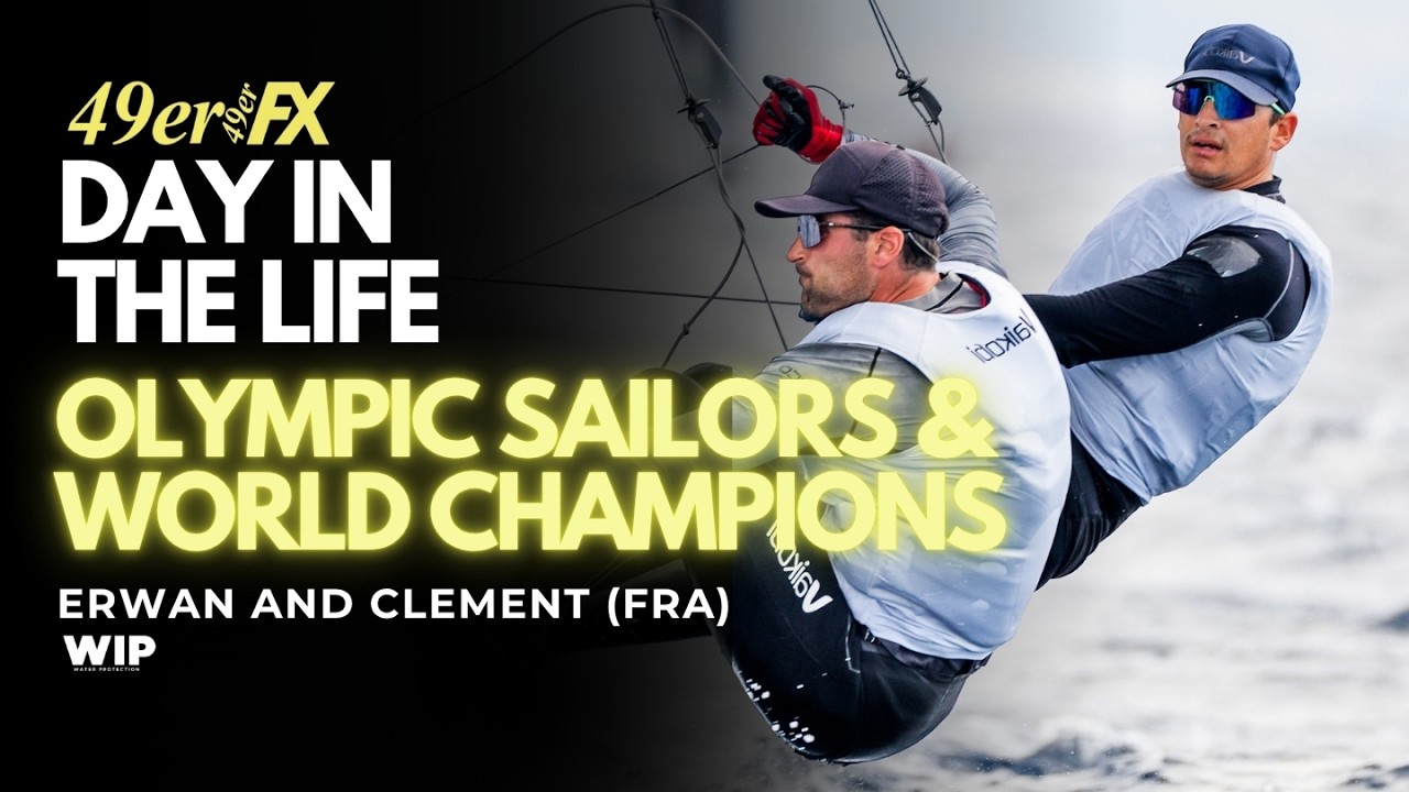 Day in the life of Olympic Sailors Erwan and Clément (FRA)
