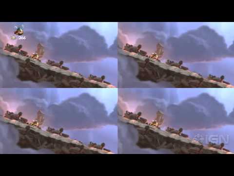 Rayman Legends Walkthrough: Living Dead Party - Grannies World Tour (8-Bit)