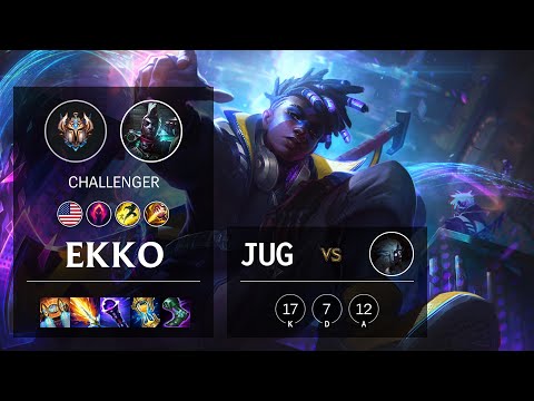 Ekko Jungle vs Kindred - NA Challenger Patch 10.24