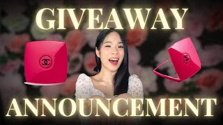 GIVEAWAY ANNOUNCEMENT! Chanel Codes Couleur Mirror in Diva!