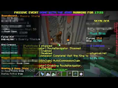 Unpatched Mithril & Commission Macro 600m per h Hypixel Skyblock 2026