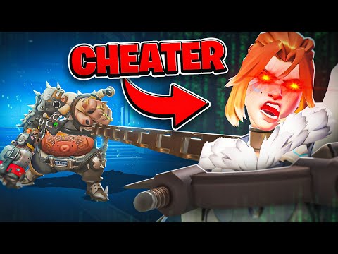 This Cheater Kept Getting Destroyed By Roadhog...