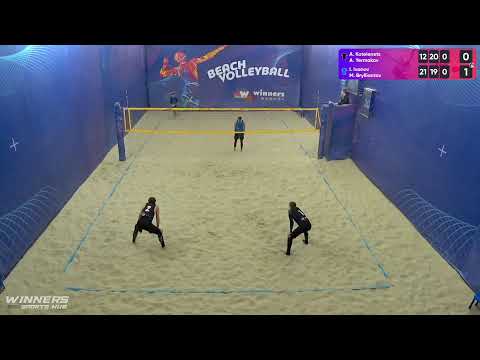 01:40 A. Kotelenets / A. Yermakov - I. Ivanov / M. Brylliantov 31.12.2022 | Winners Beach Volleyball