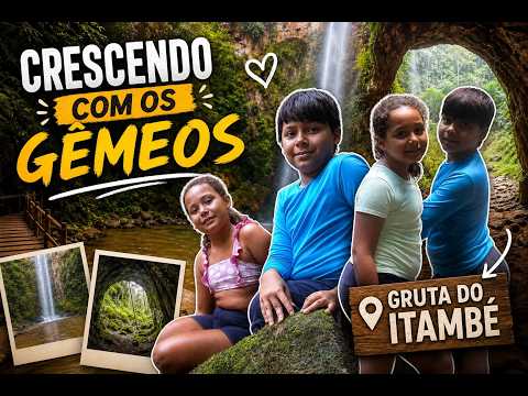 Mostrando a gruta o Itambé Altinópolis SP #grutaitambe #alinopolissp #saopaulo #aventuras #cachoeira