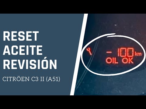 RESET SERVICE / ACEITE – Citroen C3 II (2009-2016)
