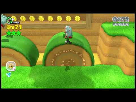 Super Mario 3D World 2-4 Itemless Speedrun - Time: 61