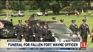 Funeral for fallen Fort Wayne officer