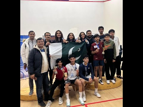 PAKISTAN SQUASH PLAYERS' DOMINANCE AT SCOTTISH JUNIOR OPEN 2024!