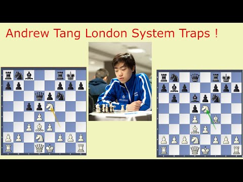 #LondonSystem | GM Andrew Tang Traps !! 💣💣 #Openingtraps penguingm1