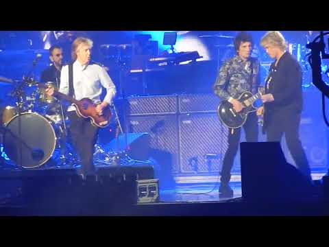 Get Back by Paul McCartney, Ringo Starr and Ronnie Wood on Dec, 2018.