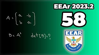 Teorema de Binet - EEAr 2023 CFS 2 Matemática