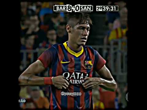 Agente pega o Barcelona 8X0 Santos 🥶 #shots #barceona