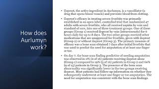Aurlumyn (iloprost) approved by FDA for treatment of Severe Frostbite - Pharmacist Review