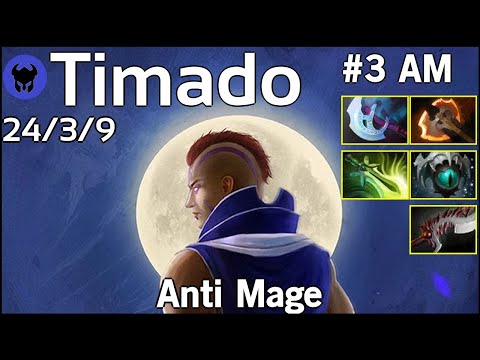 Timado [EGO] plays Anti Mage!!! Dota 2 7.22