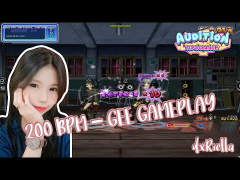 【Ayodance】200 BPM - GEE C8 C6 GAMEPLAY! | dxRiella