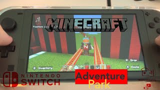 Minecraft relaxing build adventure park Nintendo Switch lite gameplay 4k