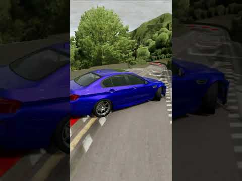 BMW 5 Series F10 M5 Drift | FA Works Touge | Keyboard Steering | Beamng drive |