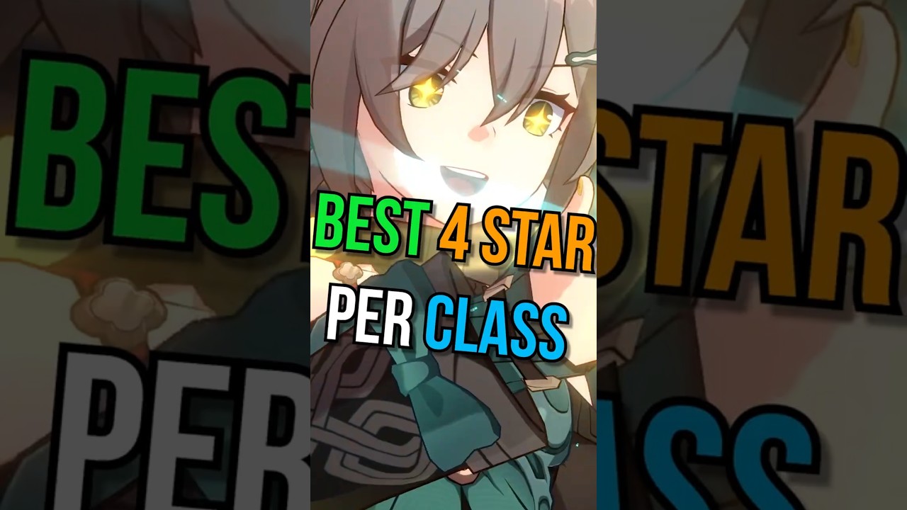 Best 4 Star Character in every Category of Honkai: Star Rail!