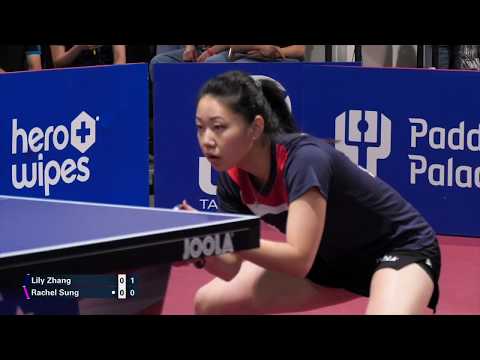 2019 US National Table Tennis Championships - Womens Final - Lily Zhang vs Rachel Sung (highlights)