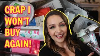 CRAP I WON'T BUY AGAIN! BEAUTY EMPTIES