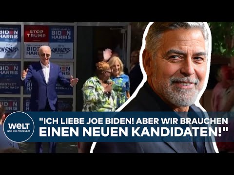 US-PRÄSIDENT: George Clooney warnt! "Joe Biden wird das Rennen und den Kongress verlieren!"