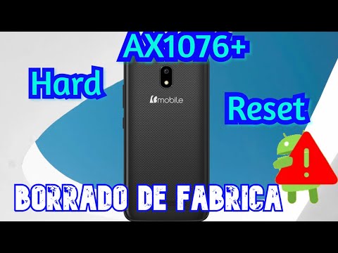 Hard reset bmobile ax1076+ / ax1077+ / ax1073+