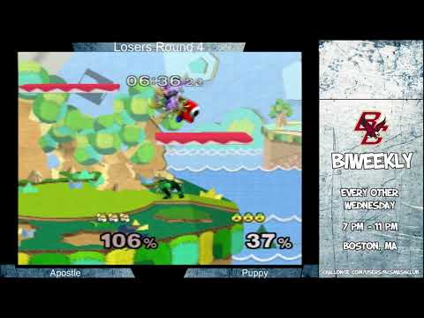 BC Biweekly 39 - Losers Round 4: Puppy (Sheik) vs Apostle (Fox)