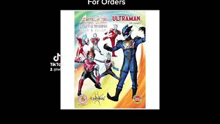 Ultraman B5 Size 16 Pages Colouring & Sticker Books