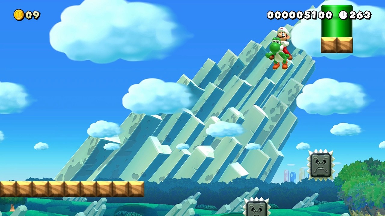 右上に超怪しいドカンを発見【マリオメーカー2 みんなでバトル】