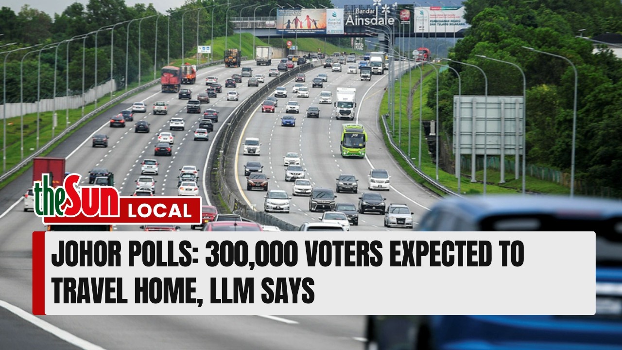 Johor polls: 300,000 voters expected to travel home, LLM says