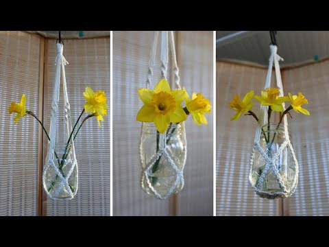 Macrame Dye MAGIC Dip Dyed Plant Hangers DIY Tutorial