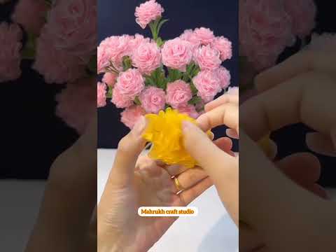 🤯DIY Rose Flower at home: Luxurious Ribbon Flowers on a Budget🌸#shorts#craft#viral#explore