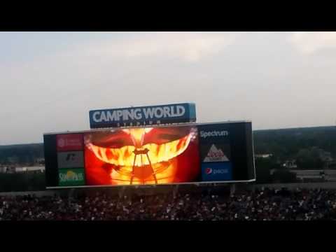 Wrestlemania 33 Intro and Pyro with New Day entrance