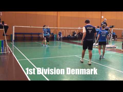 Badminton mix: Line Christophersen / Frederik Colberg vs. Mette Werge / Filip Svensson