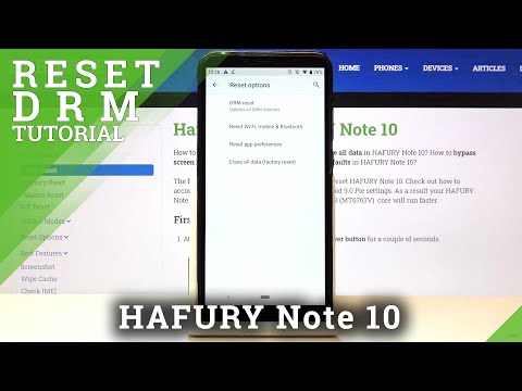 How to Reset DRM on HAFURY Note 10 – Reset Digital Rights Management