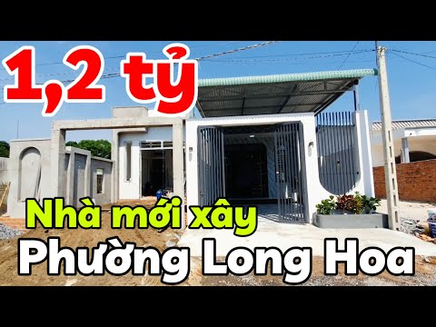 Nhà 1,2 tỷ mới xây ở phường Long Hoa Tây Ninh cách UBND cũ 200m Chợ Long Hải 1km bao sổ hồng riêng