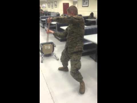 Marines Have a Jousting Match