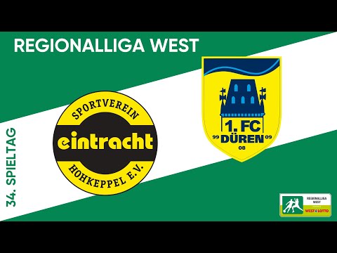 Relegation duel in Düren I SV Eintracht Hohkeppel - 1. FC Düren I RL West