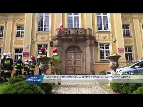 BOLKÓW. Bomb threat at the Wincenty Witos School Complex