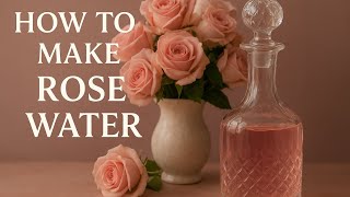 How To Make Rose Water & Toner : Tutorial