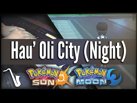 Pokémon Sun & Moon: Hau'Oli City (Night) - Jazz Piano Cover || insaneintherainmusic