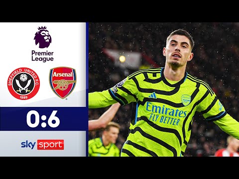 Klatsche! Gunners schießen Schlusslicht ab! | Sheffield United - FC Arsenal | Premier League 2023/24