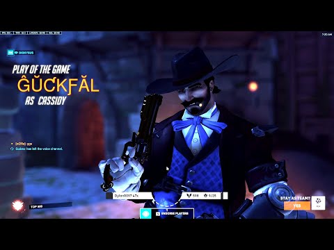 GALE CASSIDY AND REAPER - POTG! [ OVERWATCH 2 TOP 500 ]