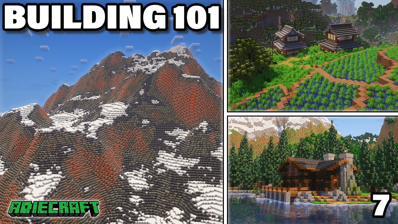 Minecraft: The SECRETS of Landscaping & Terraforming - Building 101