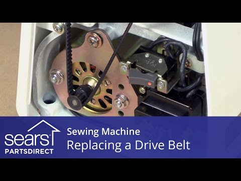 How to replace a sewing machine drive belt