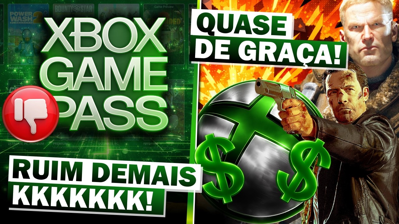 Tudo Isso BARATO DEMAIS no XBOX + Game Pass RIDÍCULO em Agosto!