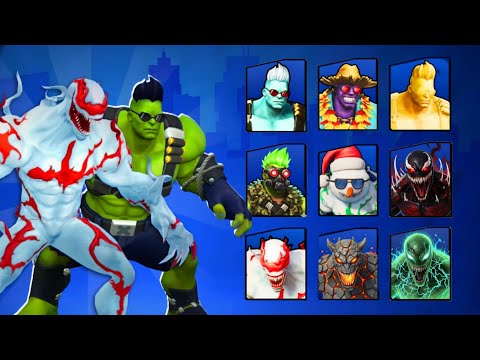 I Unlocked All Hulk And Venom Skins 😍 in Spider Fighter 3 🔥